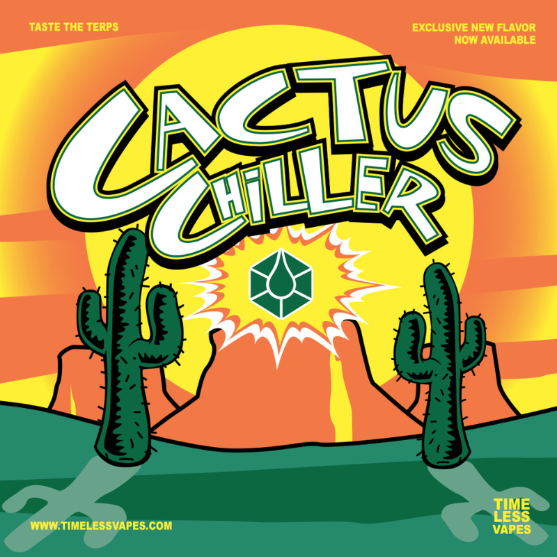 Timeless Vapes Cactus Chiller Flavor Art