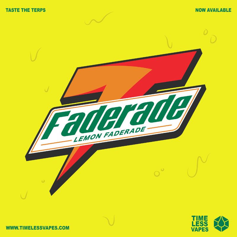 Timeless Vapes Lemon Faderade Flavor Art