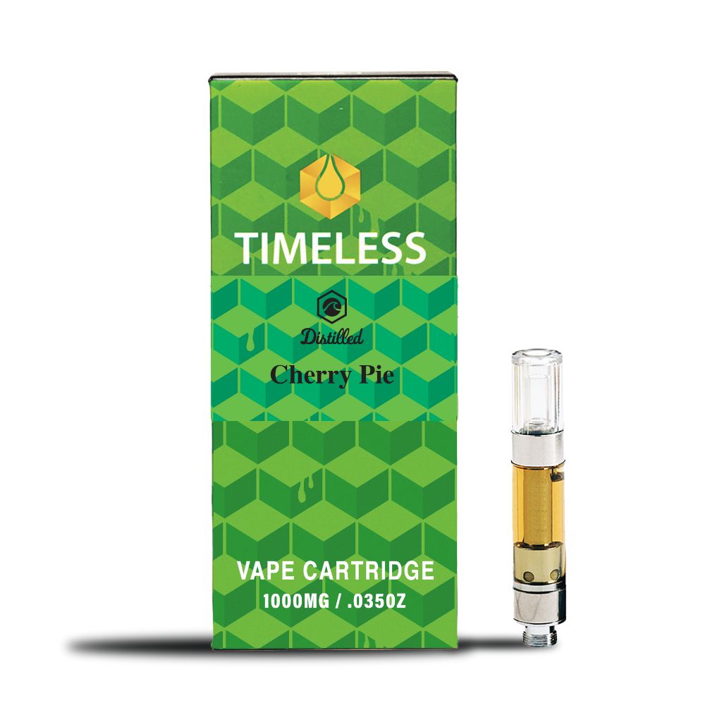 Timeless Vapes Cherry Pie cannabis cartridge