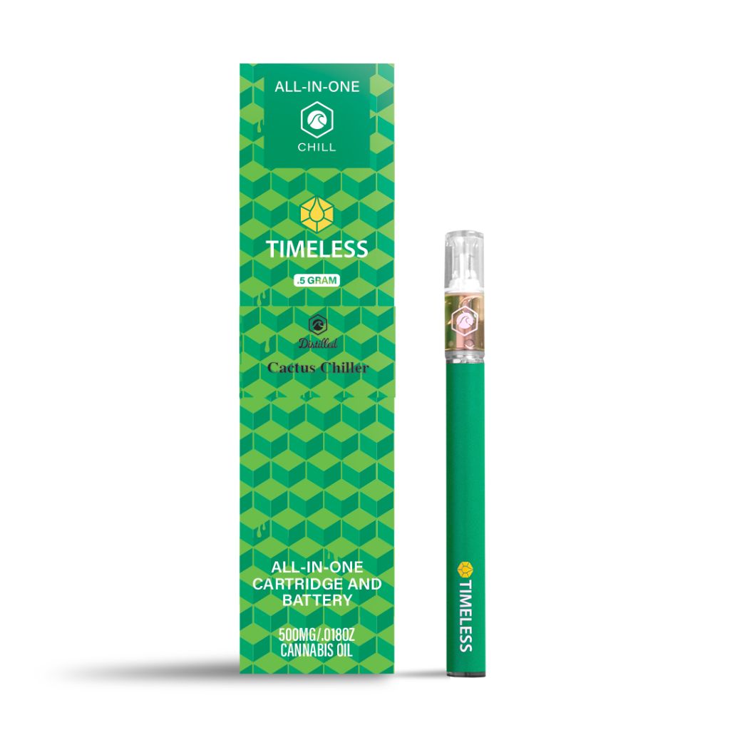 Timeless All-in-One Cactus Chiller Vape Cartridge