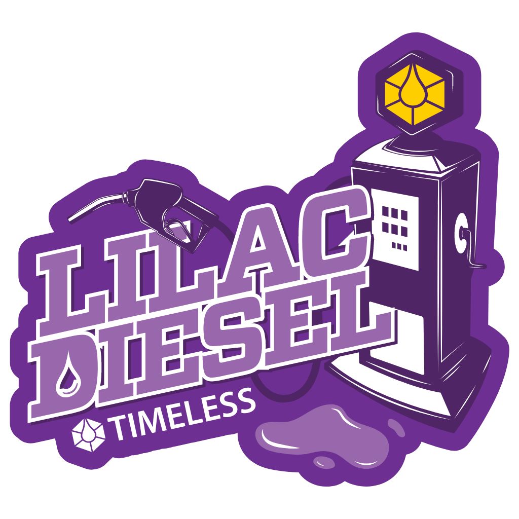 Timeless Vapes Lilac Diesel Flavor Art